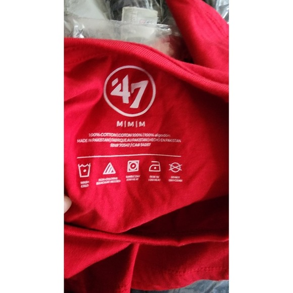 Philadelphia Phillies Trea Turner #7 T-Shirt Red 47 Brand Mens - Picture 3 of 3